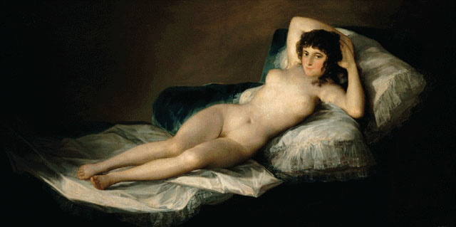 La maja desnuda, de Francisco de Goya