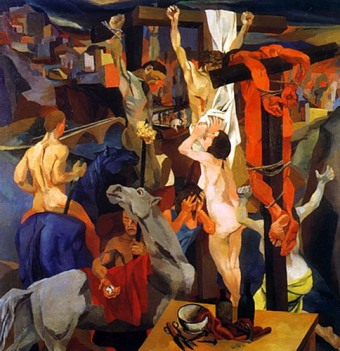 Crucifixión, de Renato Guttuso