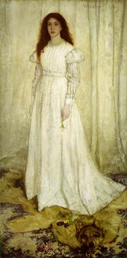 Joven de blanco, de James A. Whistler
