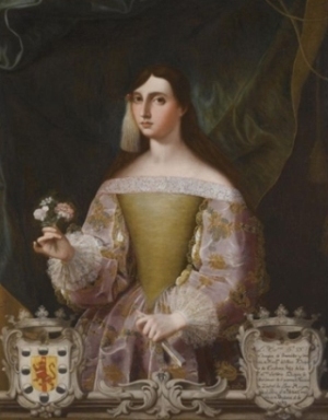Retrato de Doña Josefa Benavides, Marquesa de Villena, de Alonso Miguel de Tovar
