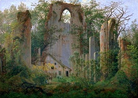 Ruina de Eldena, de Caspar David Friedrich