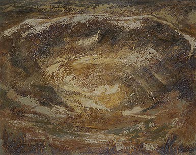 Paisaje con cráter, de Francisco Arias