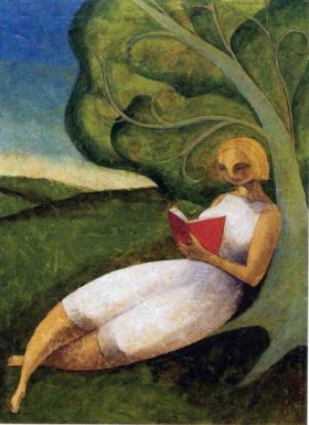 Leyendo bajo el árbol, de Carlos Laínez