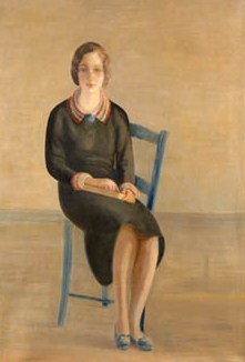 Retrato de mujer sentada, de Cristóbal Ruiz Pulido