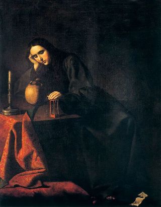 Magdalena penitente, de Francisco Zurbarán