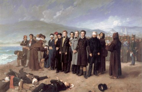El fusilamiento de Torrijos, de Antonio Gisbert