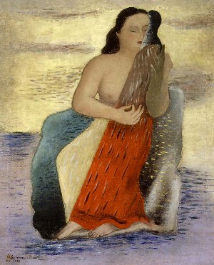 Mujer frente al mar, de Francisco Gutiérrez