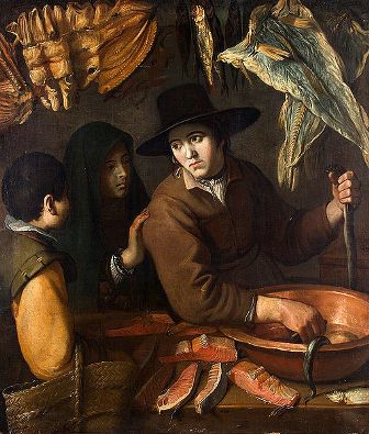 La vendedora de pescado, de Juan van der Hamen